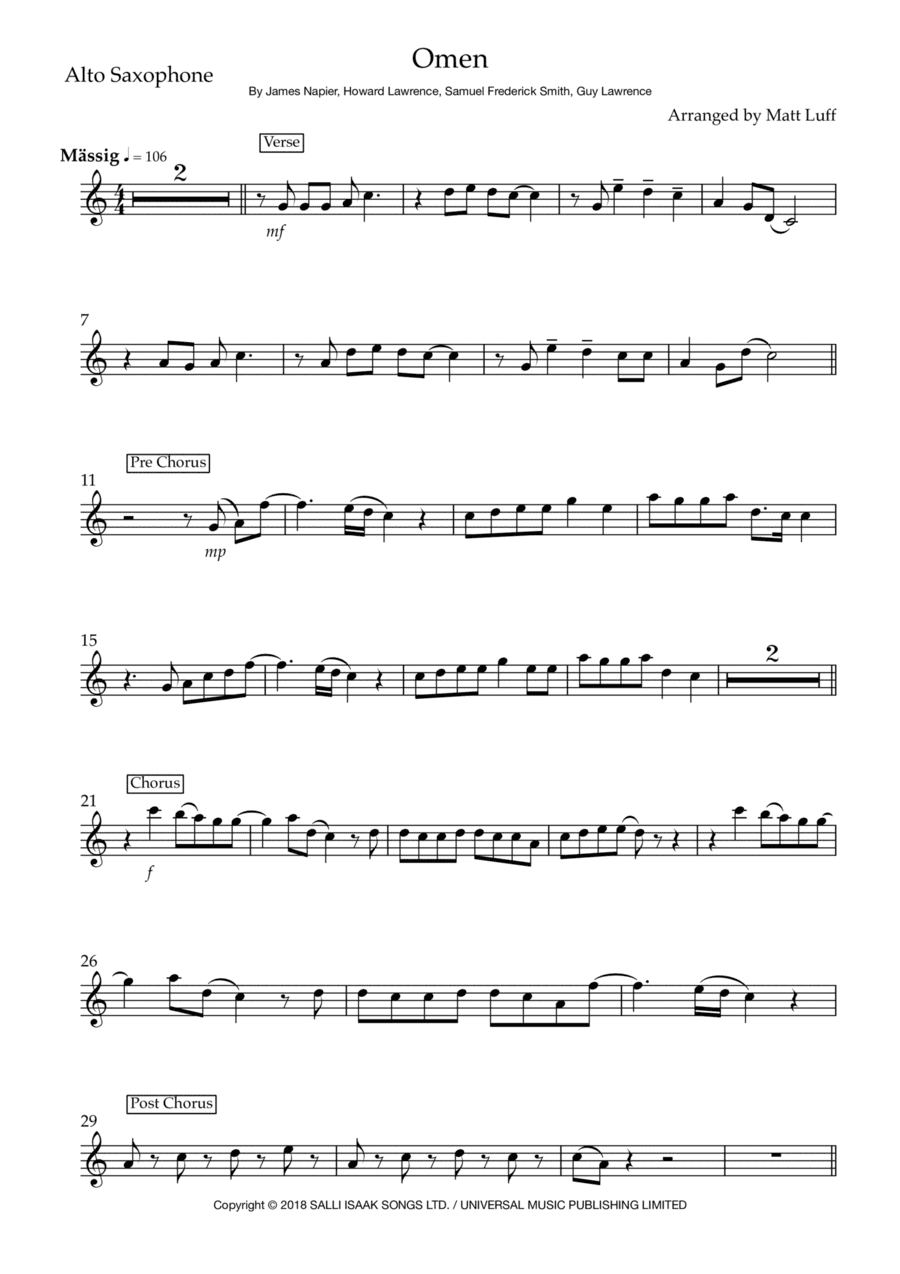 Omen (arr. Matt Luff)