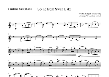Scene from Swan Lake (arr. Zachary Corbett)