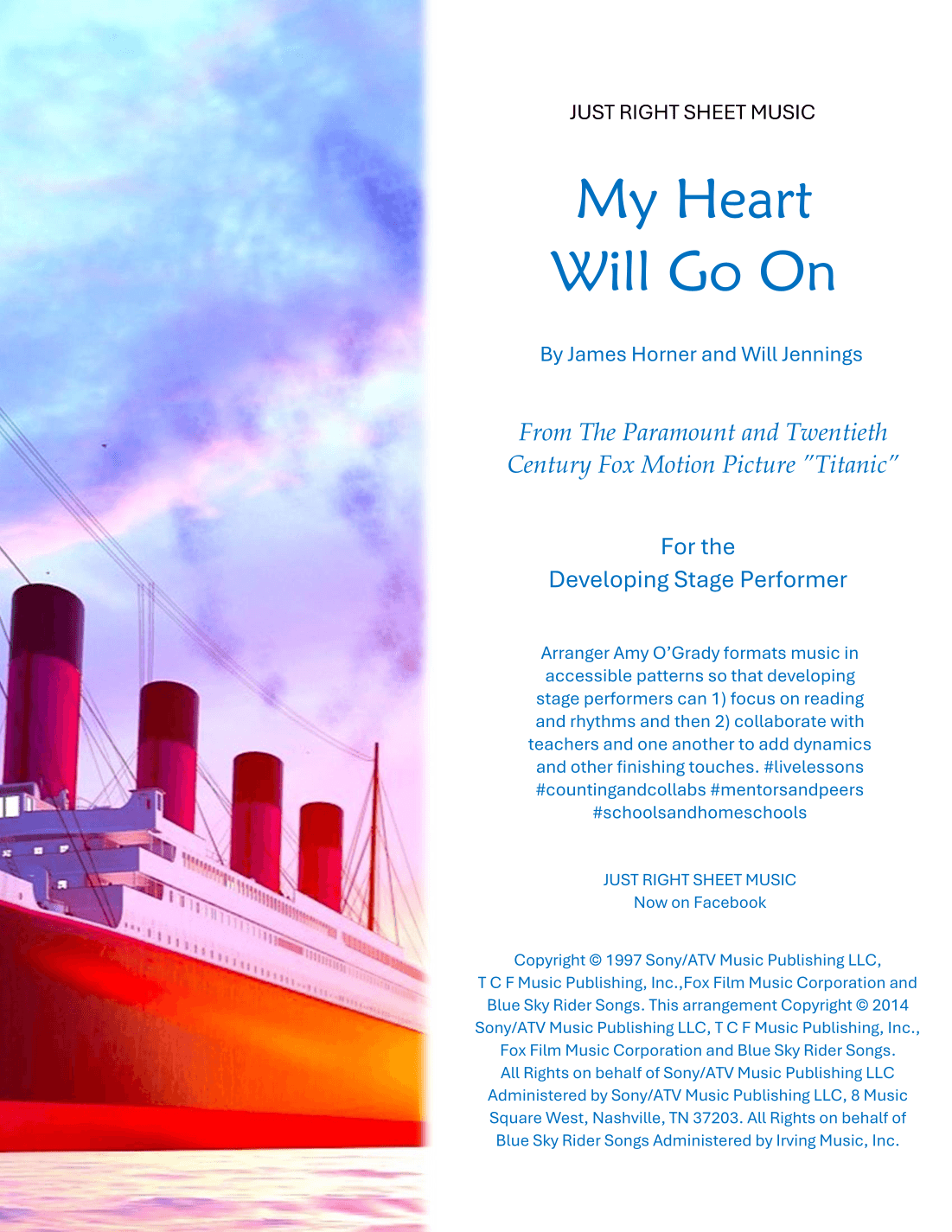 My Heart Will Go On (Love Theme from Titanic) (arr. Amy O'Grady)