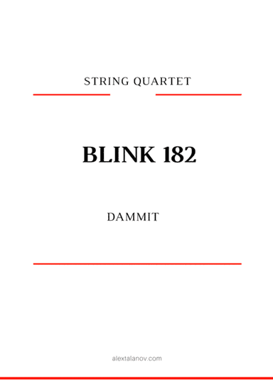Dammit (arr. Alex Talanov)