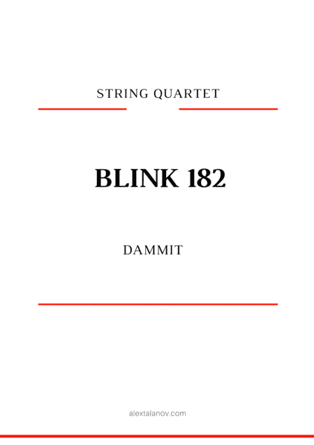 Dammit (arr. Alex Talanov)