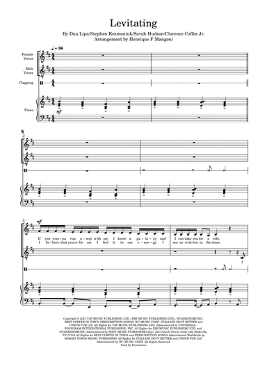 Levitating (arr. Henrique F Mangoni)