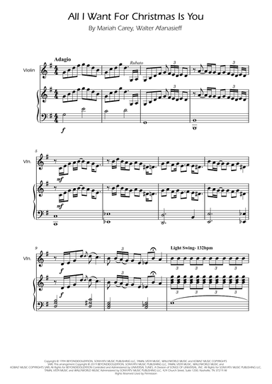 All I Want For Christmas Is You (arr. Ygor Nunes)