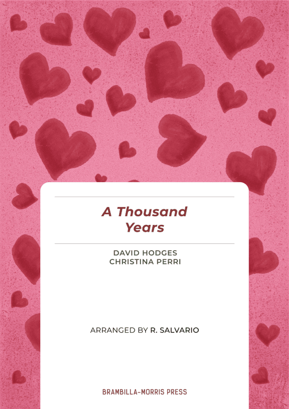 A Thousand Years (arr. R. Salvario)