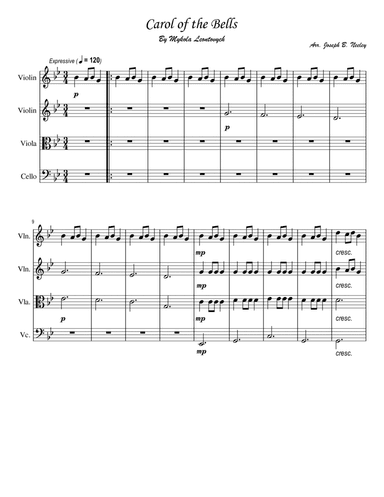 Carol of the Bells (arr. Joseph B. Neeley)