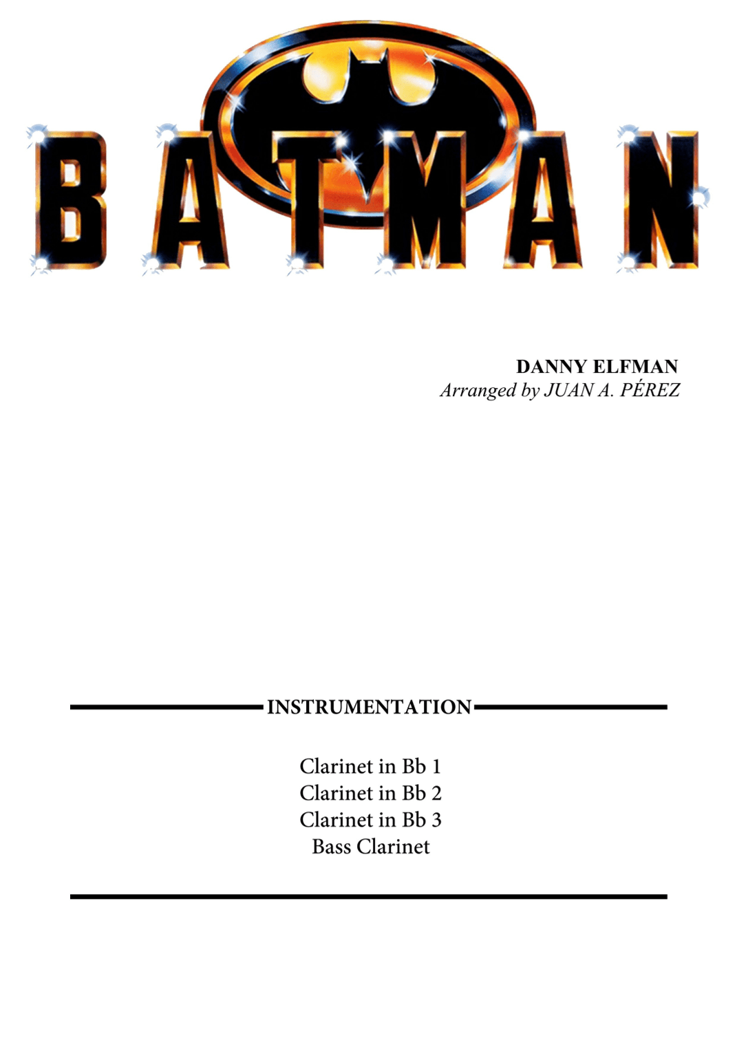 Batman Theme (arr. Juan A. Perez)