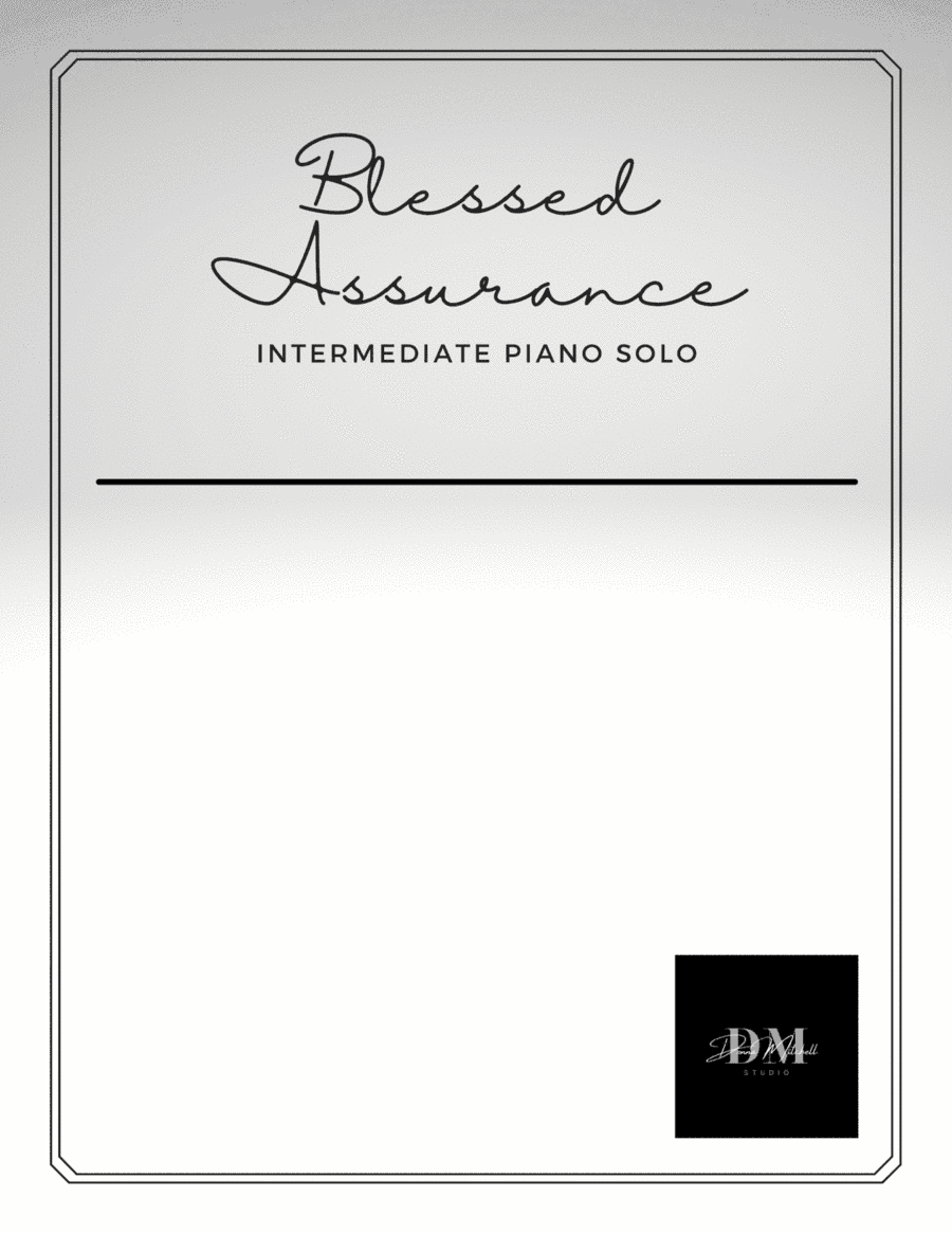Blessed Assurance (arr. Donna Mitchell)