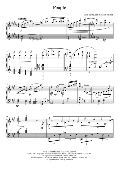 People (arr. Nathan Ryland)