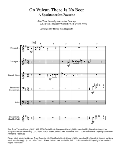 On Vulcan There Is No Beer