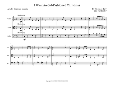 I Want An Old-fashioned Christmas (arr. Dominic Meccia)