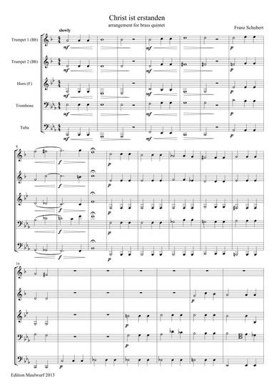 Schubert Chorus (arr. Edition Maulwurf)