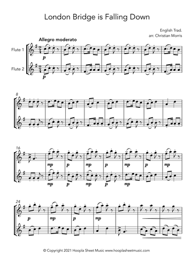London Bridge is Falling Down (3 Ways) (arr. Christian Morris)