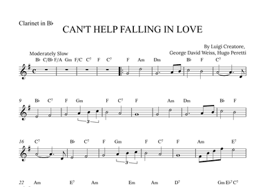 Can't Help Falling In Love (arr. Alex Nunes Rodrigues)