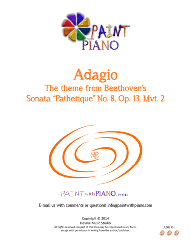 Adagio theme from sonata "Pathetique" (easy piano) (arr. Joshua Devine)