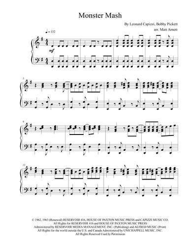 Monster Mash (arr. Matt Arnett)