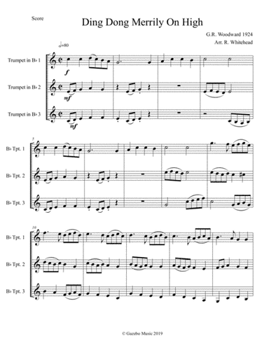 Ding Dong Merrily On High (arr. Robert Whitehead)
