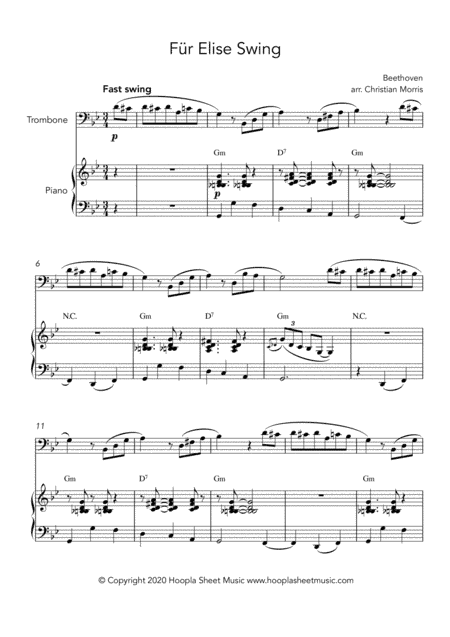 Für Elise Swing (arr. Christian Morris)