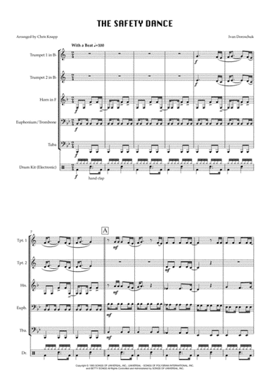 The Safety Dance (arr. Chris Knapp)