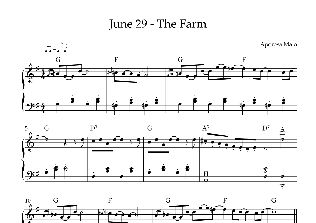 June 29 - The Farm