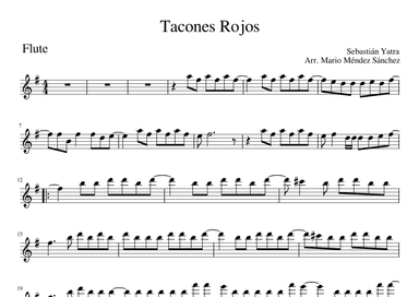 Tacones Rojos (arr. Mario Méndez Sánchez)