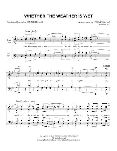 Whether The Weather Is Wet