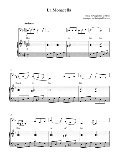 La Monacella (arr. Kaiserin Rebecca)