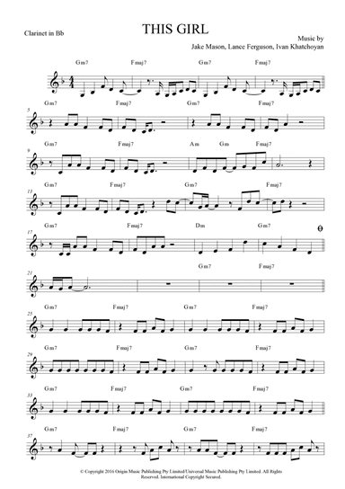 This Girl (arr. Anderson Quevedo)