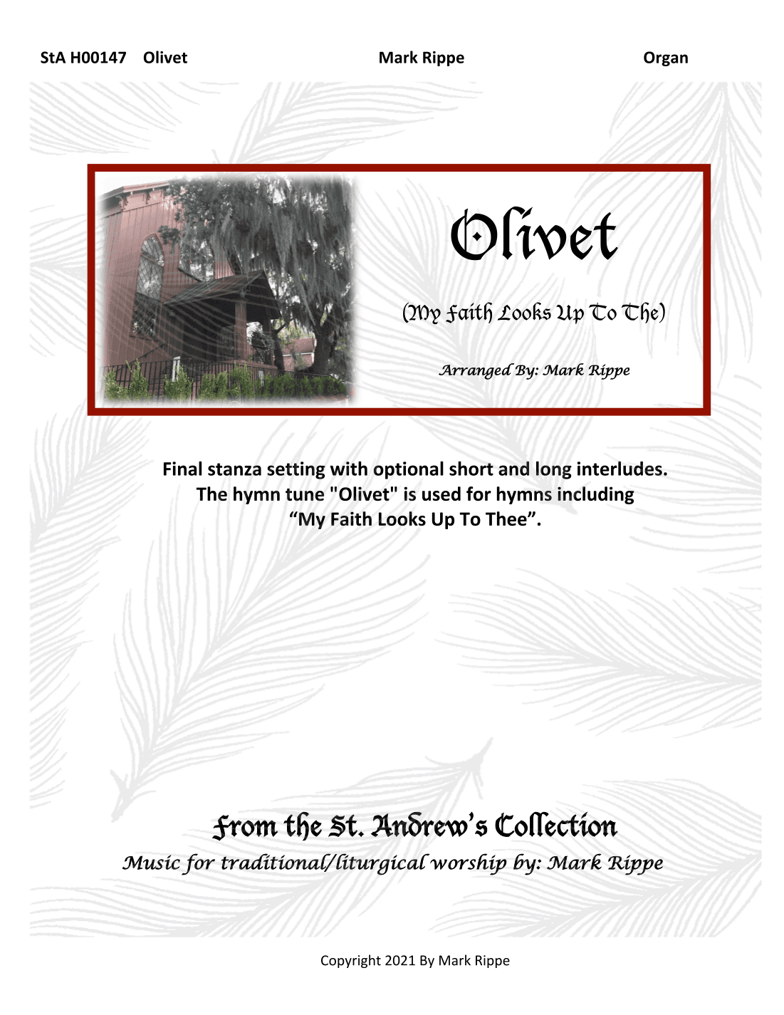 Olivet (My Faith Looks Up To Thee) (arr. Mark Rippe)