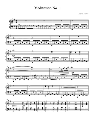 Meditation No. 1