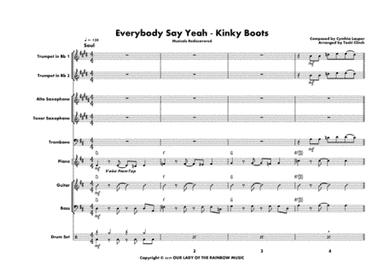 Everybody Say Yeah (arr. Toshi Clinch)
