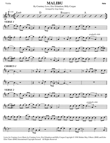 Malibu (arr. Jorge Juárez)