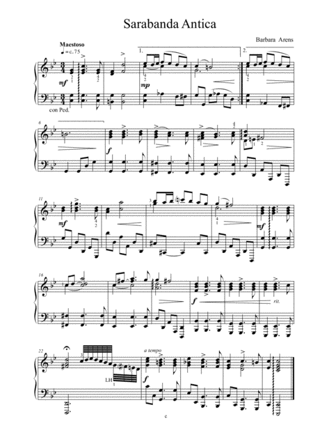 Sarabanda Antica