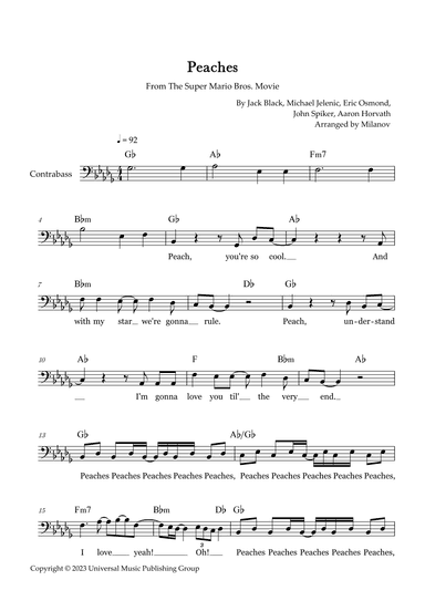 Peaches (arr. Milanov)