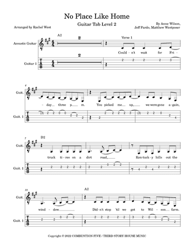 No Place Like Home (arr. Rachel West)