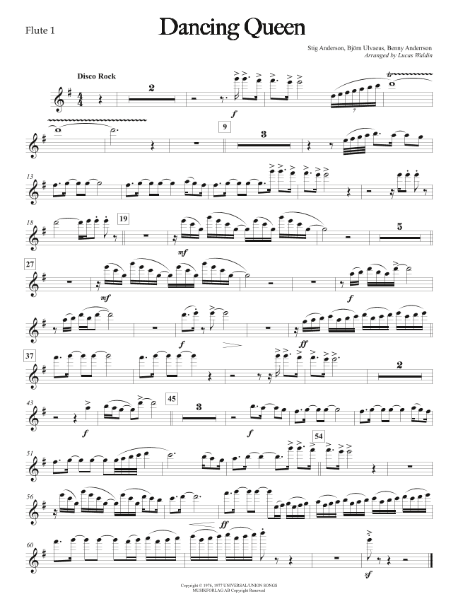 Dancing Queen (arr. Lucas Waldin)
