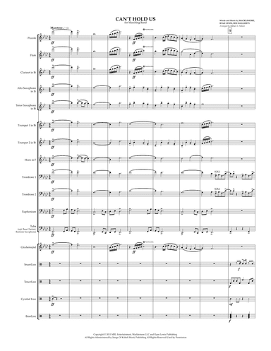Can't Hold Us (arr. Bakhari S. Nokuri)