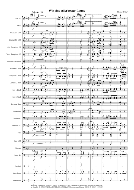 Allerbester Laune - German Polka - Oktoberfest - Concert Band