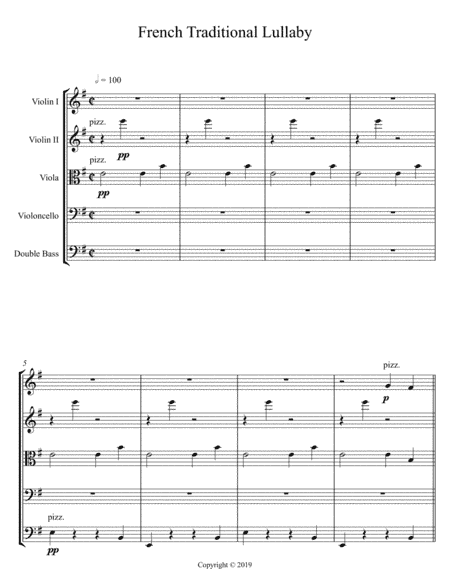 French Traditional Lullaby (arr. Halley Feaster)