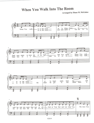 When You Walk Into The Room (arr. Diane M. McGahee)