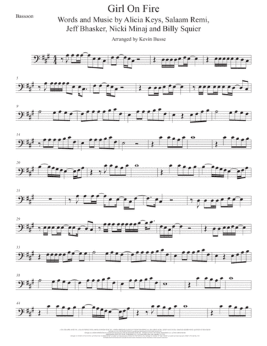 Girl On Fire (arr. Kevin Busse)