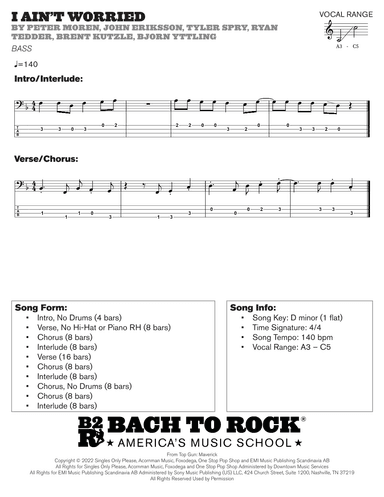I Ain't Worried (arr. Bach to Rock)