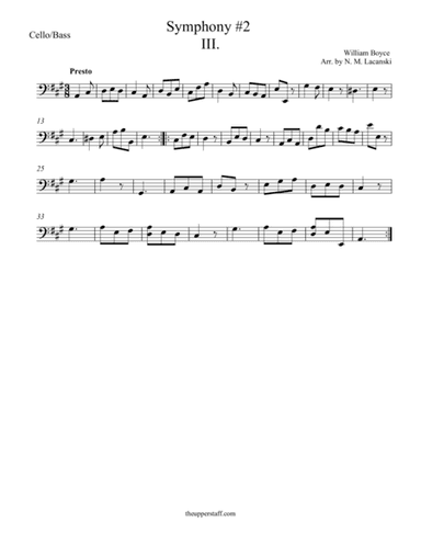 Symphony #2 Third Movement (arr. Nick Lacanski)