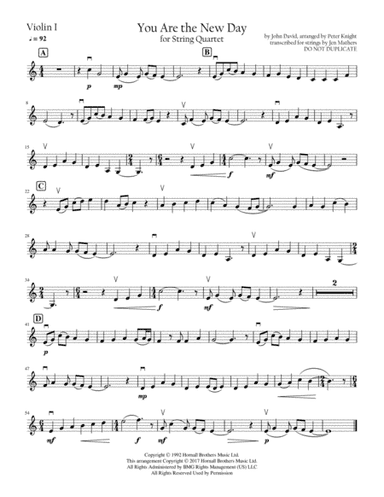 You Are The New Day (arr. Jen Mathers)