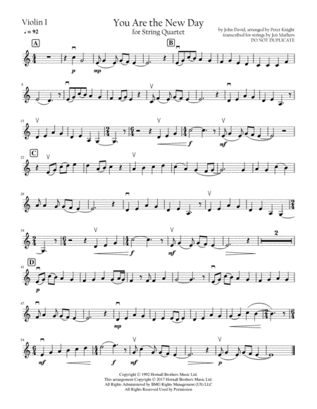 You Are The New Day (arr. Jen Mathers)