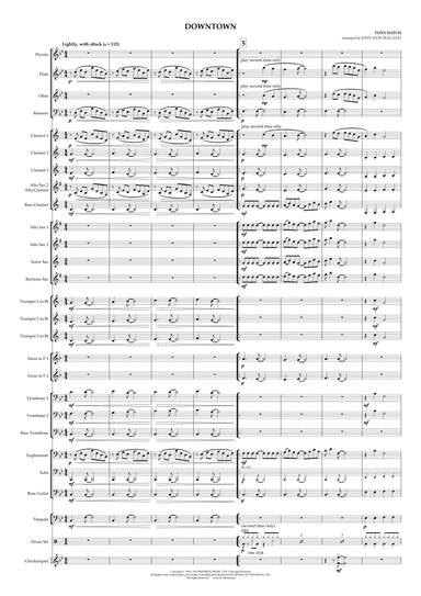 Downtown (arr. John Ivor Holland)