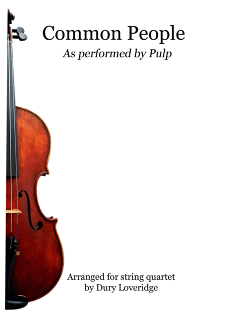 Common People (arr. Dury Loveridge)