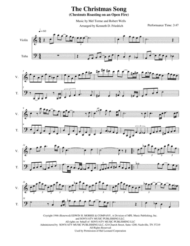 The Christmas Song (Chestnuts Roasting On An Open Fire) (arr. Kenneth D. Friedrich)