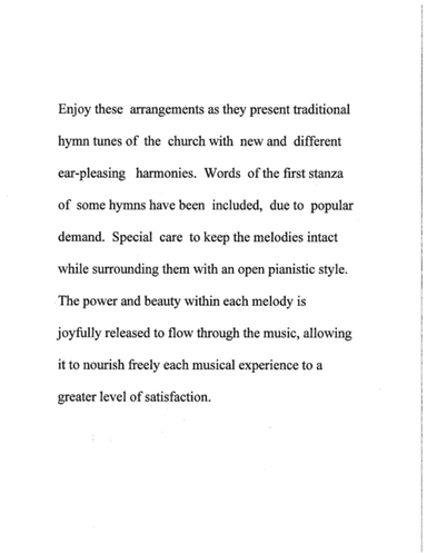 Easy Hymn Arrangements Book Four (arr. Doonald D. Tiffany)