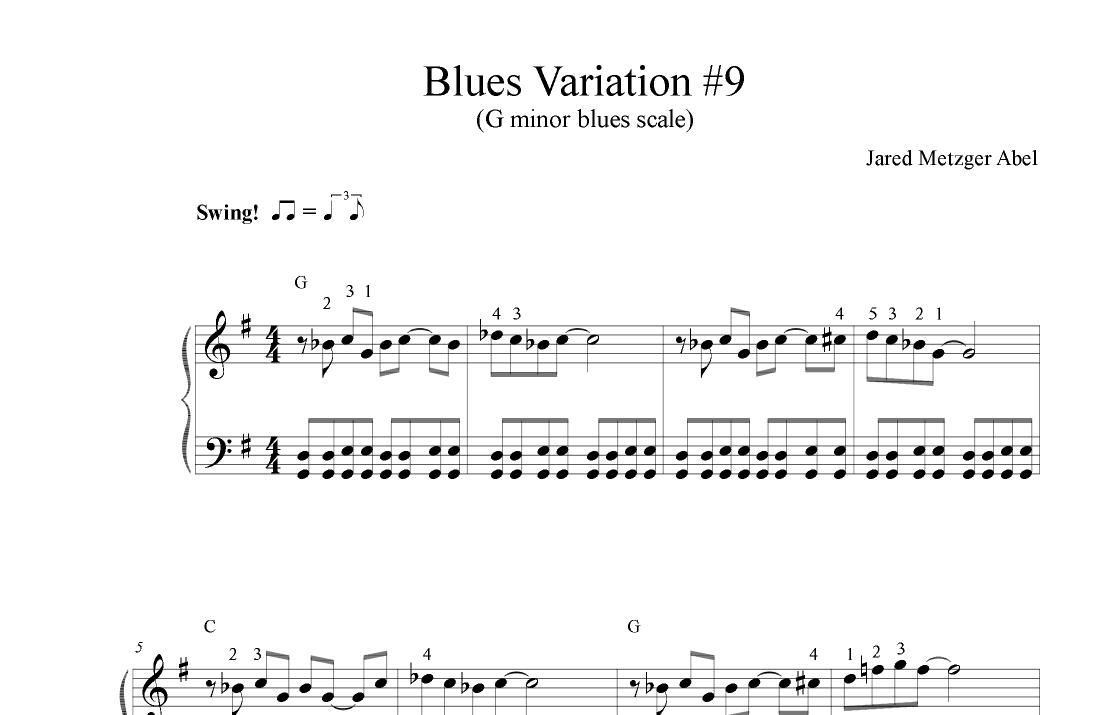 Blues Variation #9