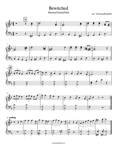Theme From "bewitched" (arr. VeronicaPiano88)